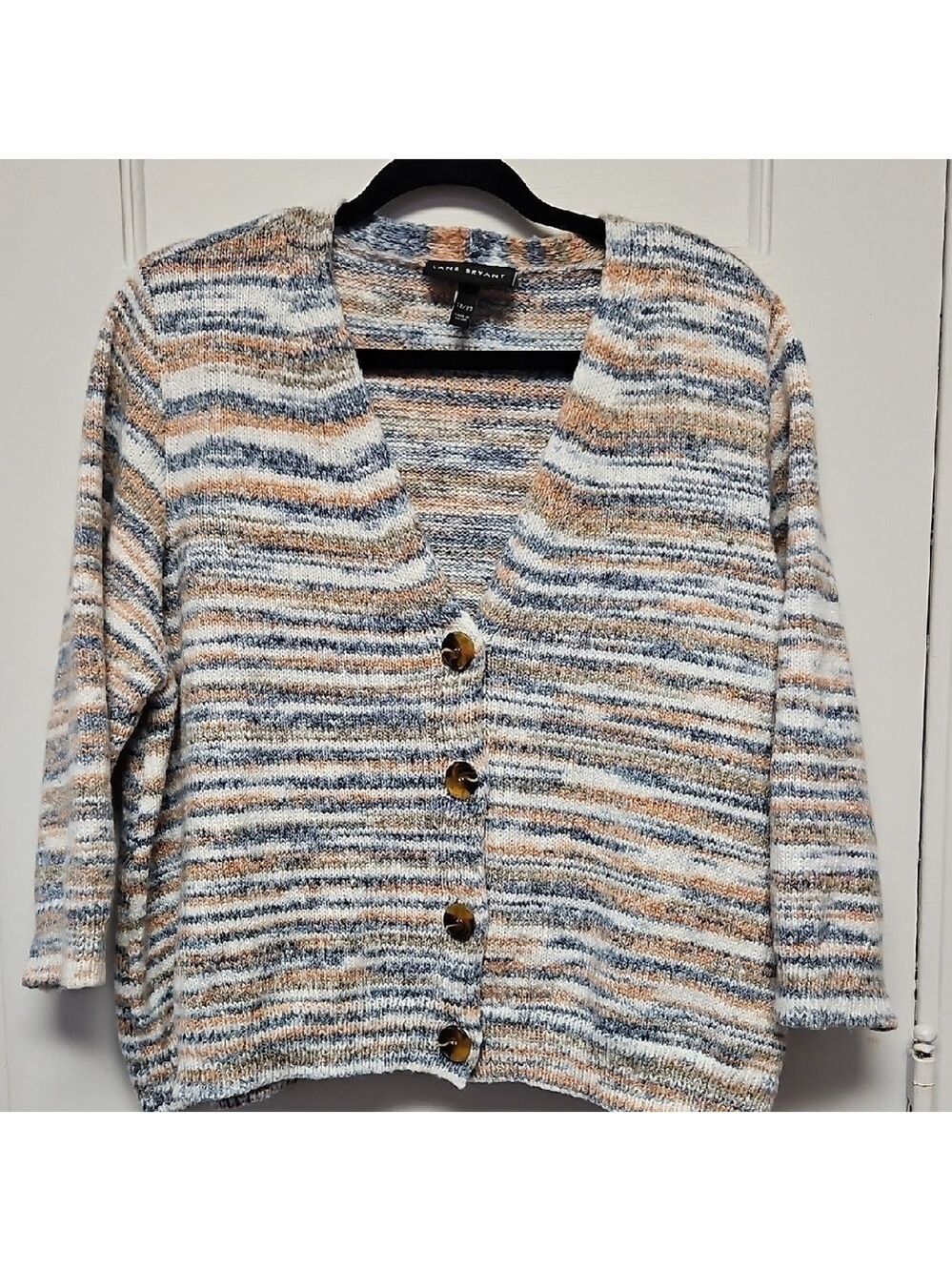 Lane Bryant  Multicolor Button-Front Cardigan Size 18/20